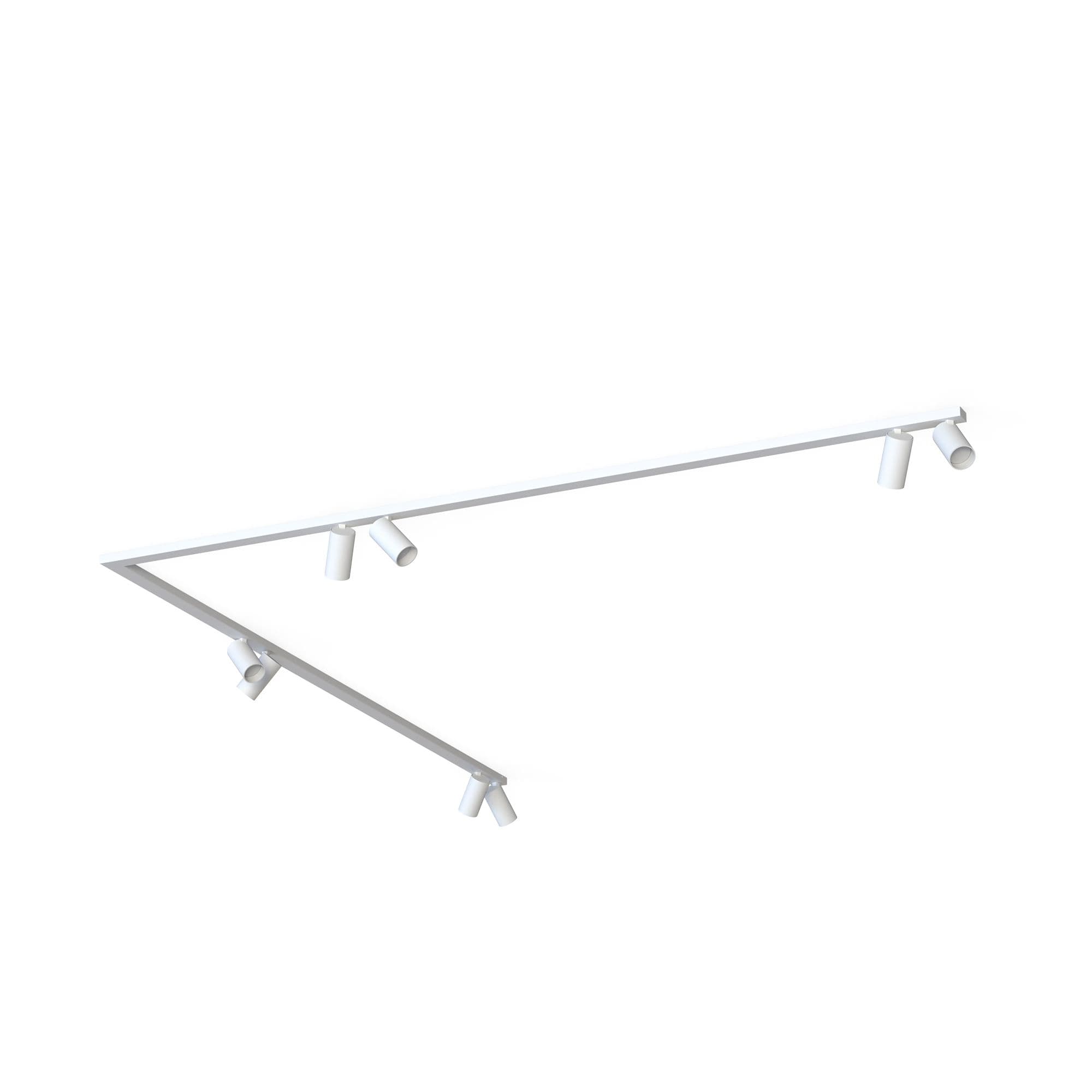 MONO CORNER VIII 2x200 WHITE 7753